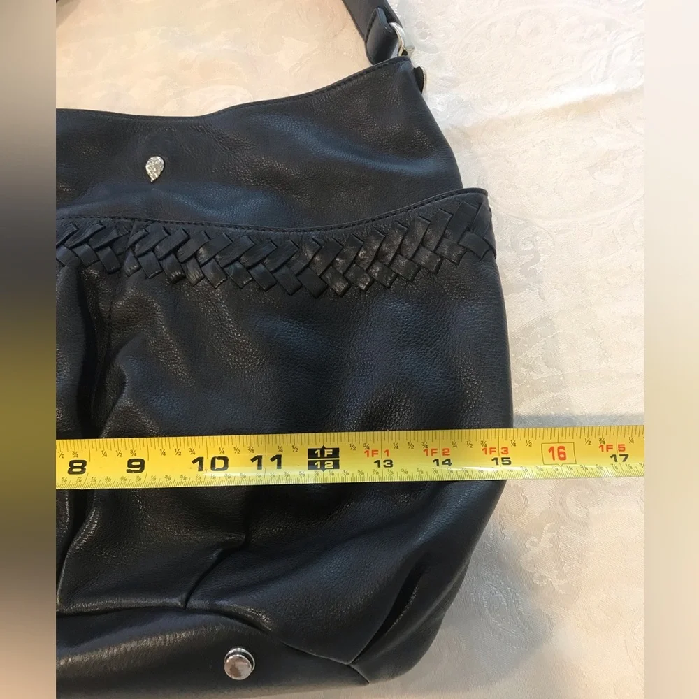 Helen Kaminski Black Leather Handbag Tote Bag
